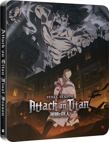 Attack on Titan - The Complete Final Season - Limited Edition Steelbook [Blu-ray] [Region A & B]
