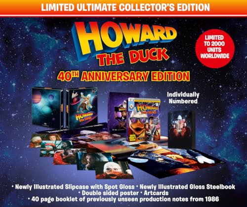 Howard the Duck: Collector's Edition [4K Ultra HD & Blu-Ray] Limited Steelbook [Region B]