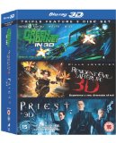 The Green Hornet./ Resident Evil: Afterlife/ Priest (Blu-ray 3D)[Region Free]