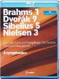 Brahms 1, Dvorak 9, Sibelius 5, Nielsen 3, Four Symphonies: Dausgaard (C Major: 710604) [Blu-ray] [2012] [Region Free]