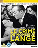 Le Crime De Monsieur Lange [Blu-ray] [2018]