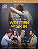Benjamin: Written on Skin; Lessons in Love and Violence [Christopher Purves; Barbara Hannigan; Royal Opera House; George Benjamin] [Opus Arte: OABD7271BD] [Blu-ray]