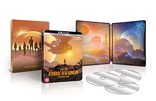 Star Trek: Strange New Worlds - Season One 4K UHD Steelbook - Amazon Exclusive [Blu-ray] [Region A & B & C]