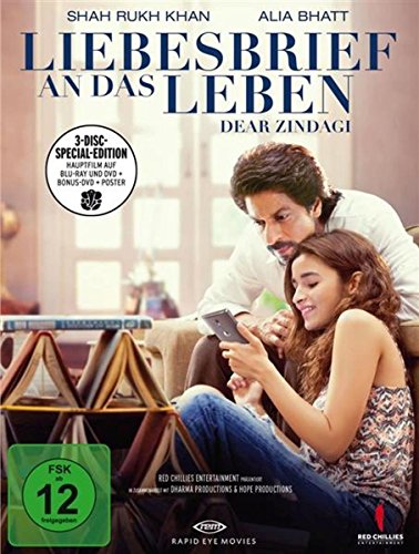 Liebesbrief an das Leben - Dear Zindagi (Limitierte Special Edition mit Poster und DVD) [Blu-ray]