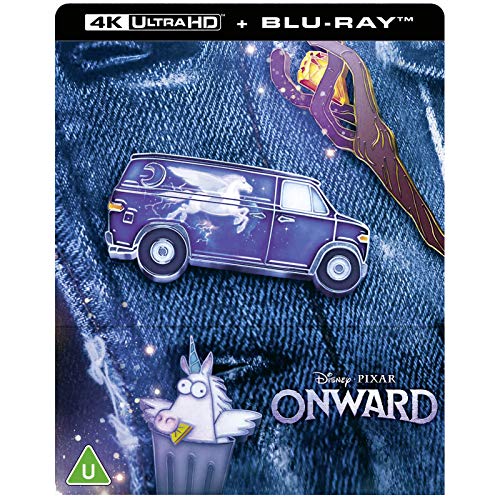 ONWARD 4K ULTRA HD Limited Edition Steelbook / Includes Region Free Blu Ray
