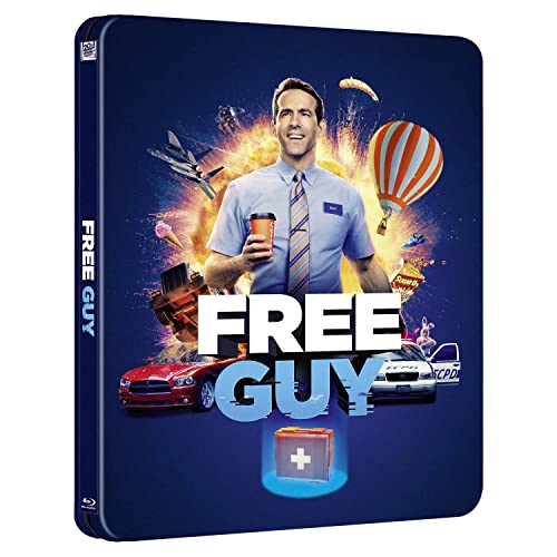 FREE GUY 4K UHD COLLECTORS LIMITED EDITION STEELBOOK / INCLUDES BLU RAY / REGION FREE /