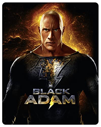 Black Adam Steelbook [4K Ultra HD] [2022] [Blu-ray] [2023] [Region Free]