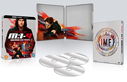 Mission: Impossible 4 - Ghost Protocol 4K UHD + Blu-ray Steelbook [Region A & B & C]