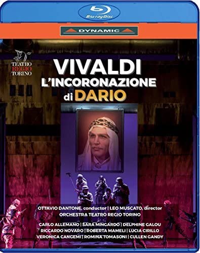 Vivaldi: L'incoronazione di Dario [Carlo Allemano; Sara Mingardo; Delphine Galou; Ottavio Dantone] [Dynamic: 57794] [Blu-ray] [2017]