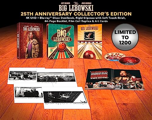 Big Lebowski [25th Anniversary Collector's Edition Steelbook] [4K Ultra HD] [1998] [Blu-ray] [Region Free]