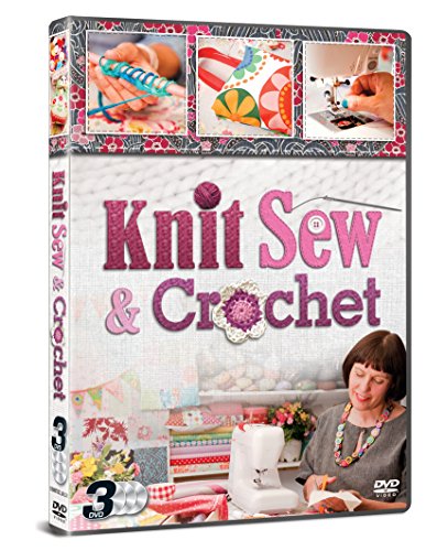 How To Knit, Sew & Crochet [3 DVD SET]