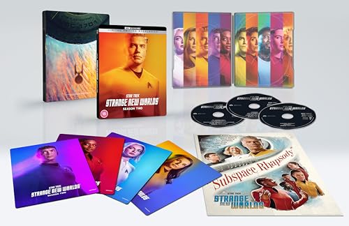 Star Trek: Strange New Worlds - Season 2 4K UHD Steelbook [Blu-ray] [Region A & B & C]