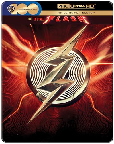 The Flash Steelbook [4K Ultra HD] [2023] [Blu-ray] [Region Free]