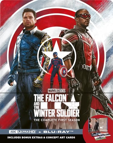 Marvel's The Falcon and The Winter Soldier Steelbook 4K Ultra HD [Blu-ray] [Region Free]