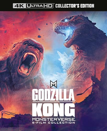 Godzilla x Kong Monsterverse 5-Film Collection [4K Ultra HD] [2024] [Blu-ray] [Region Free]