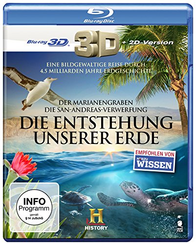 Die Entstehung unserer Erde 3D - Die San Andreas Verwerfung / Der Marianengraben (Blu [German Version]