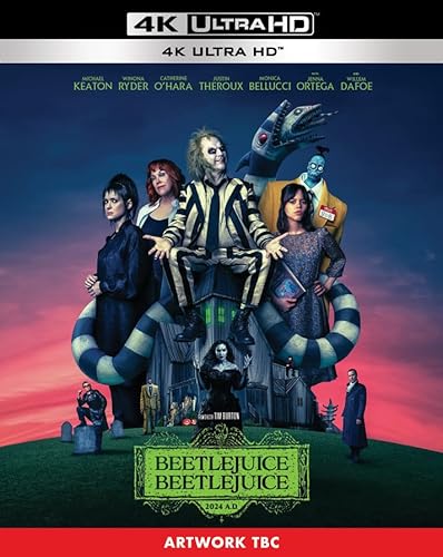 Beetlejuice Beetlejuice [4K Ultra HD] [2024] [Blu-ray]
