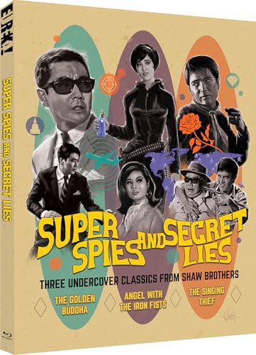 SUPER SPIES AND SECRET LIES: Three Undercover Classics from Shaw Brothers (Eureka Classics) Limited Edition Two-disc Blu-ray