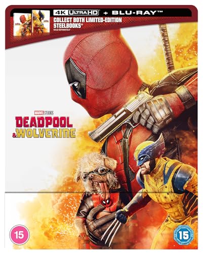 Marvel's Deadpool & Wolverine 4K UHD Steelbook (Deadpool) [Blu-ray] [Region Free]