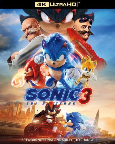 Sonic the Hedgehog 3 4K UHD [Blu-ray] [Region A & B & C]