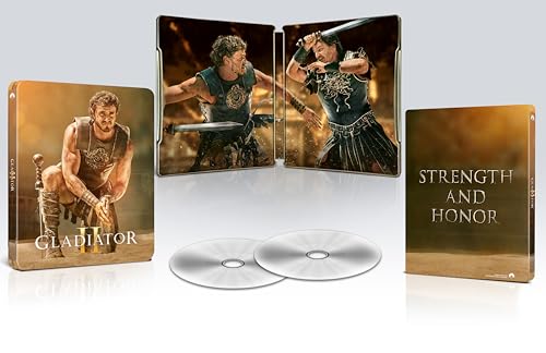 Gladiator II 4K UHD Steelbook [Blu-ray] [Region A & B & C]