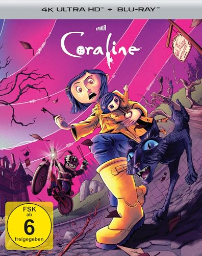 Coraline - Steelbook (4K Ultra HD) (+ Blu-ray)