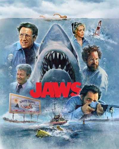 Jaws 50th Anniversary 4K UHD & Blu-Ray Limited Edition Steelbook