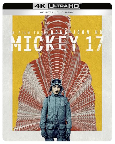 Mickey 17 Steelbook (Teaser) [4K Ultra HD] [2025] [Blu-ray]